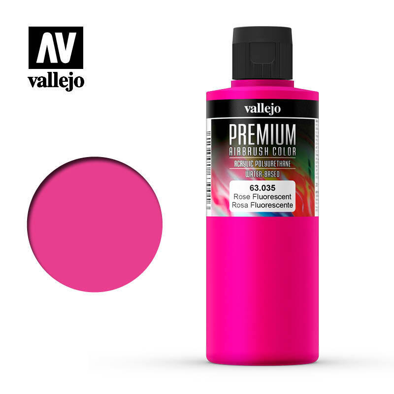 Vallejo Premium Colour Rose Fluo 200 ml. [63035]