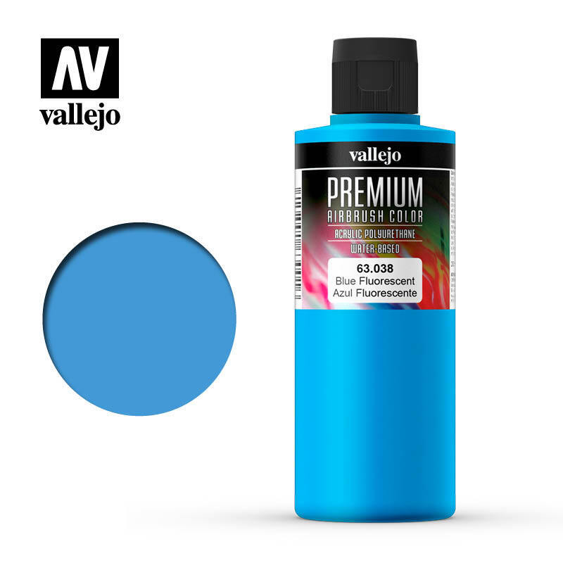 Vallejo Premium Colour Blue Fluo 200 ml. [63038]