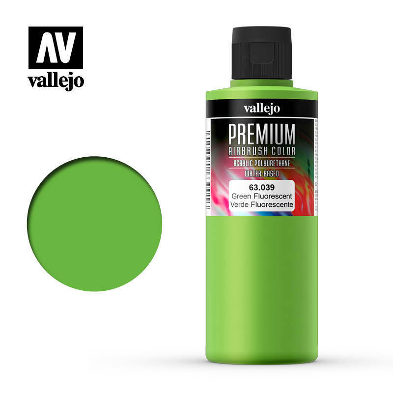 Vallejo Premium Colour Green Fluo 200 ml. [63039]