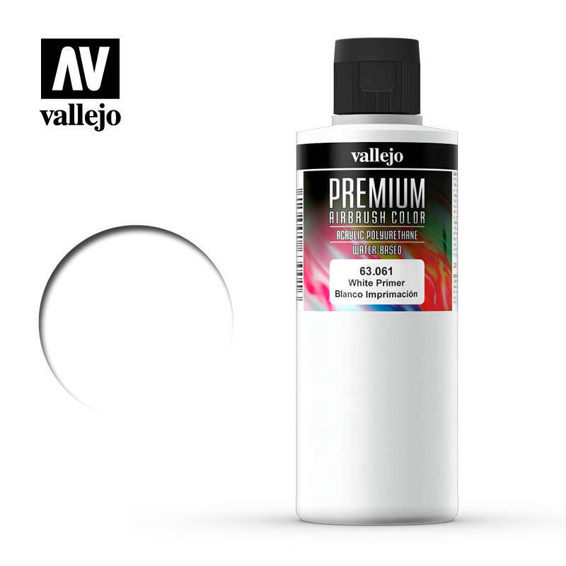 Vallejo Premium Colour White Primer 200 ml. [63061]