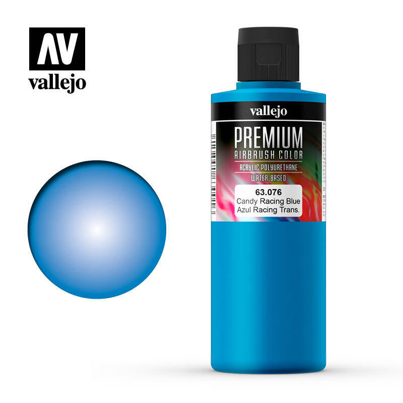 Vallejo Premium Colour Candy Racing Blue 200 ml. [63076]