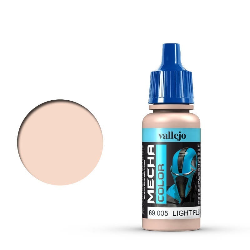 Vallejo Mecha Colour Light Flesh 17ml Acrylic Airbrush Paint [69