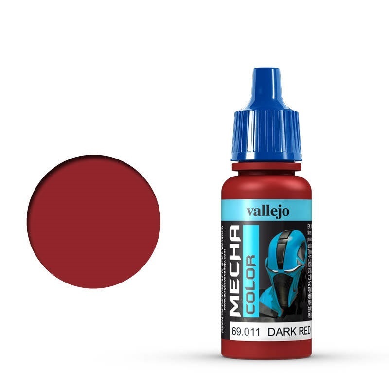 Vallejo Mecha Colour Dark Red  17ml Acrylic Airbrush Paint [6901