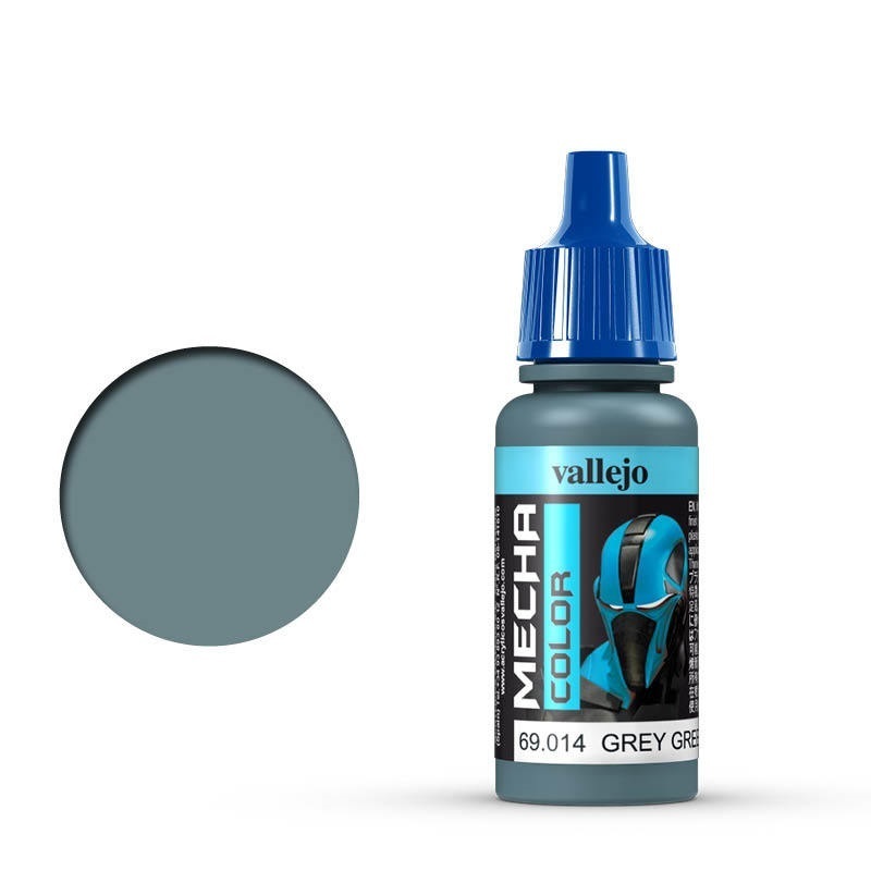 Vallejo Mecha Colour Grey Green 17ml Acrylic Airbrush Paint [690