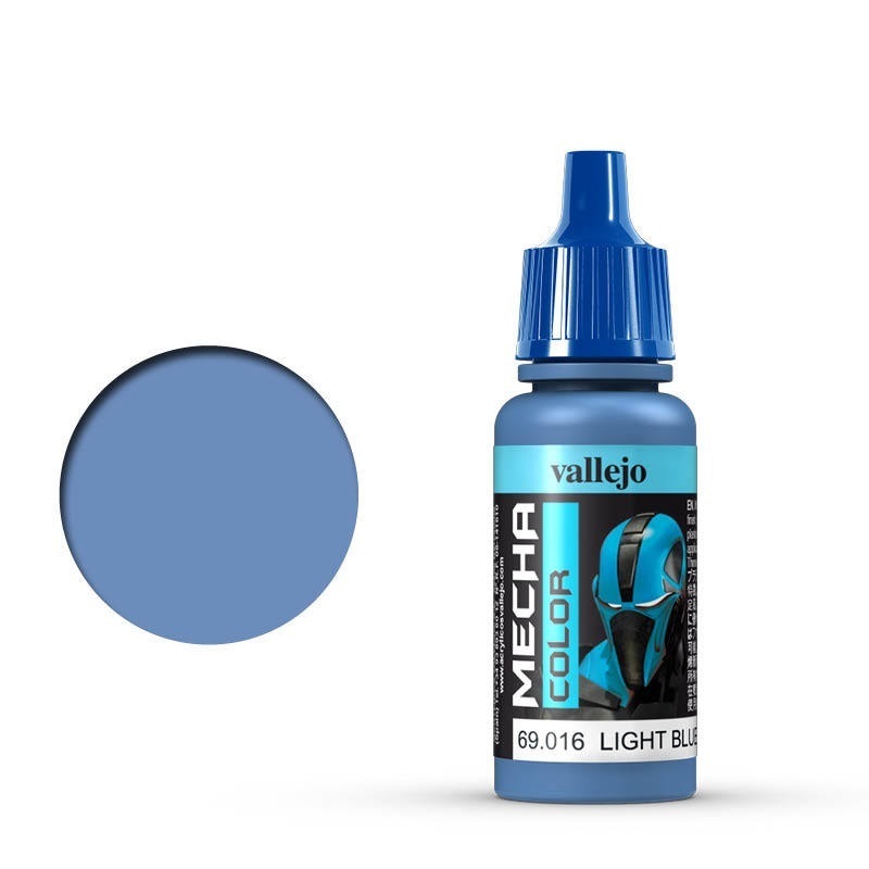 Vallejo Mecha Colour Light Blue 17ml Acrylic Airbrush Paint [690