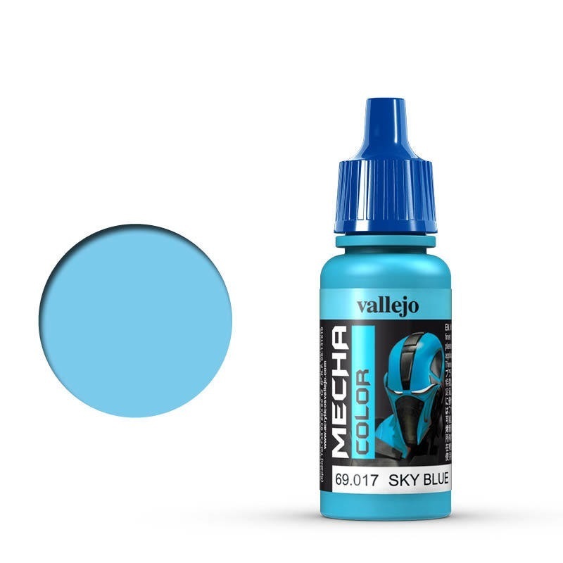 Vallejo Mecha Colour Sky Blue 17ml Acrylic Airbrush Paint [69017