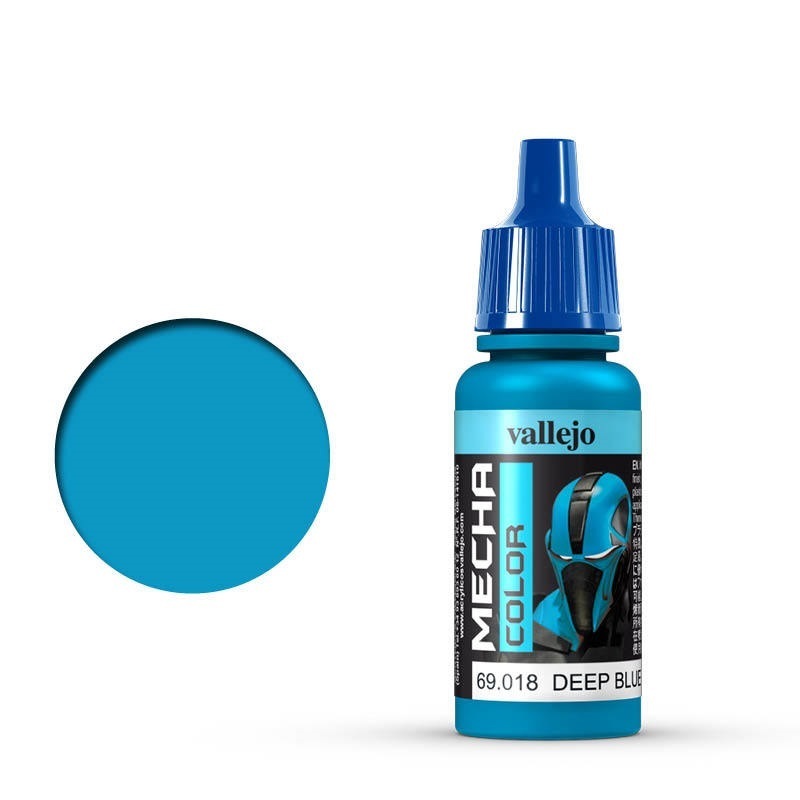 Vallejo Mecha Colour Deep Blue 17ml Acrylic Airbrush Paint [6901