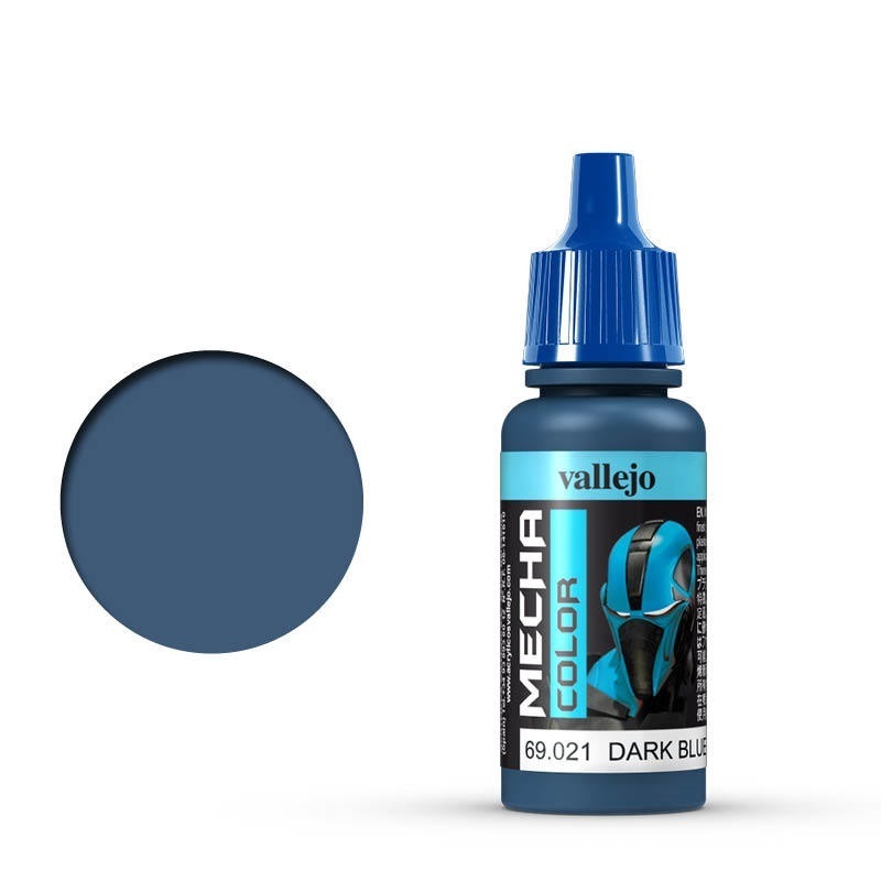 Vallejo Mecha Colour Dark Blue 17ml Acrylic Airbrush Paint [6902