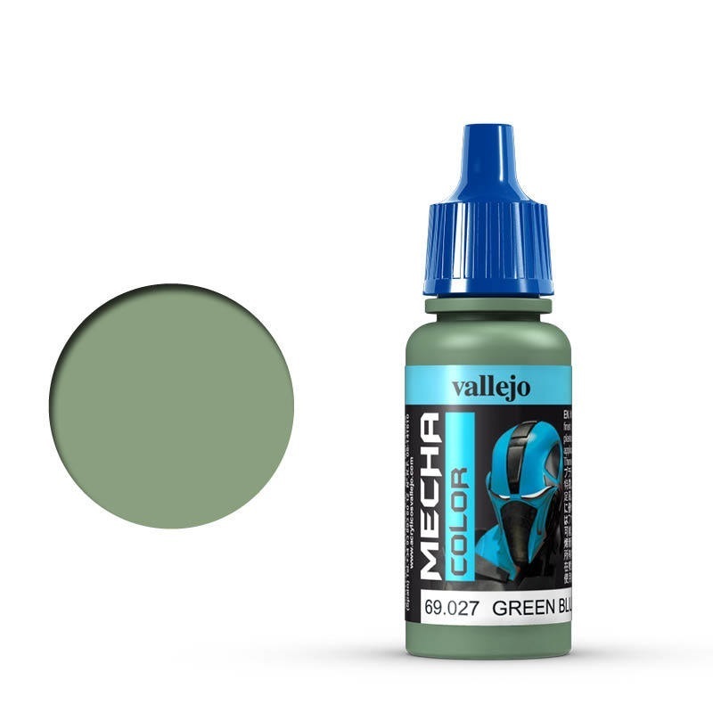 Vallejo Mecha Colour Green Blue 17ml Acrylic Airbrush Paint [690