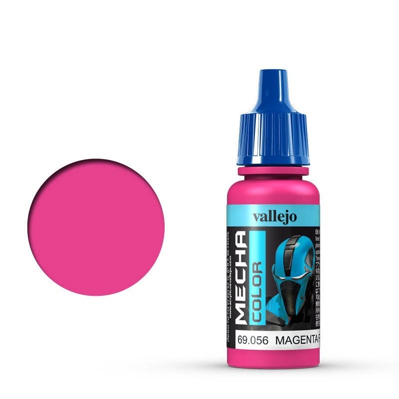 Vallejo Mecha Colour Magenta Fluorescent 17ml Acrylic Airbrush P