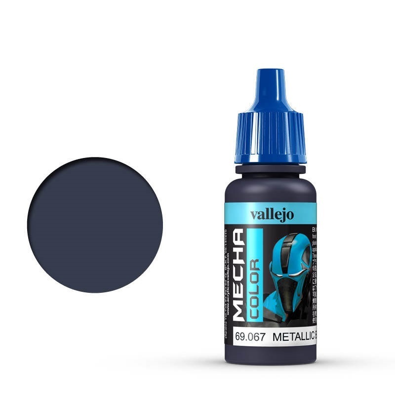 Vallejo Mecha Colour Metallic Blue 17ml Acrylic Airbrush Paint [