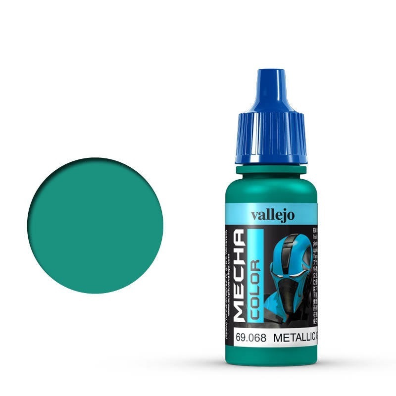 Vallejo Mecha Colour Metallic Green 17ml Acrylic Airbrush Paint