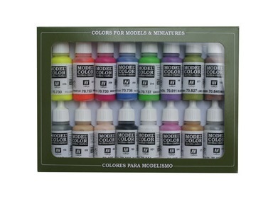 Vallejo Model Colour Wargame Special 16 Colour Acrylic Paint Set