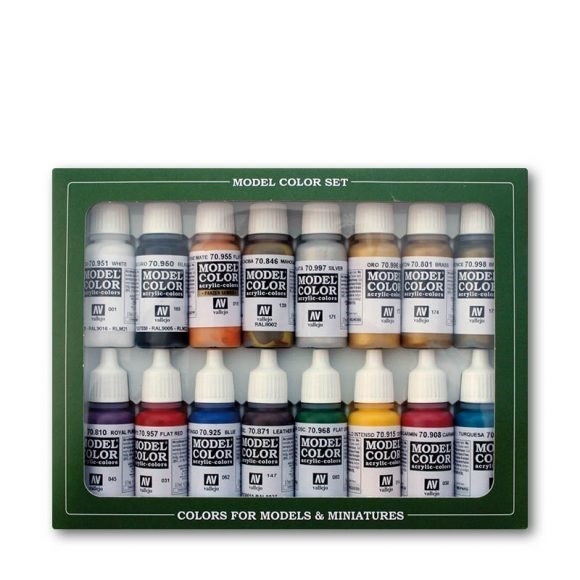 Vallejo Model Colour Imperial Roman 16 Colour Acrylic Paint Set