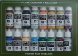 Vallejo Model Colour Naval (Steam Era) 16 Colour Acrylic Paint S