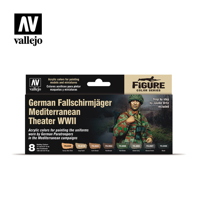 Vallejo Model Colour German Fallschirmj?ger Mediterranean Theate