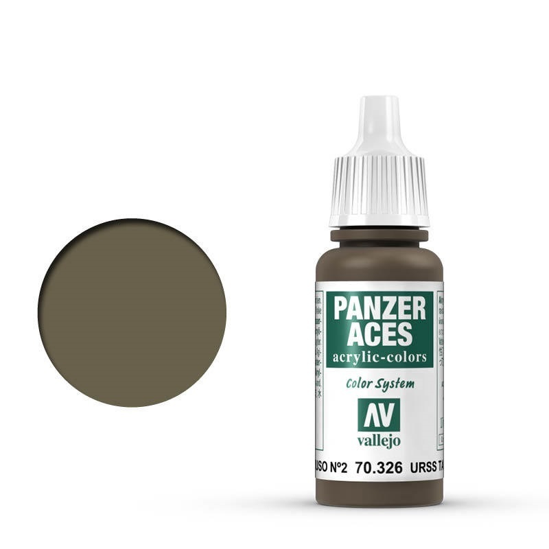 Vallejo Panzer Aces Russian Tanker II 17 ml Acrylic Paint [70326