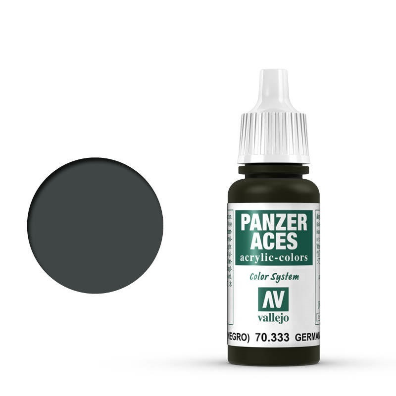 Vallejo Panzer Aces German Tanker (Black) 17 ml Acrylic Paint [7