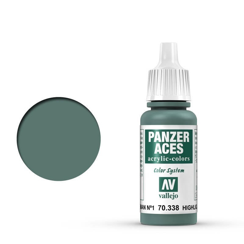 Vallejo Panzer Aces Feldgrau I Highlights 17 ml Acrylic Paint [7