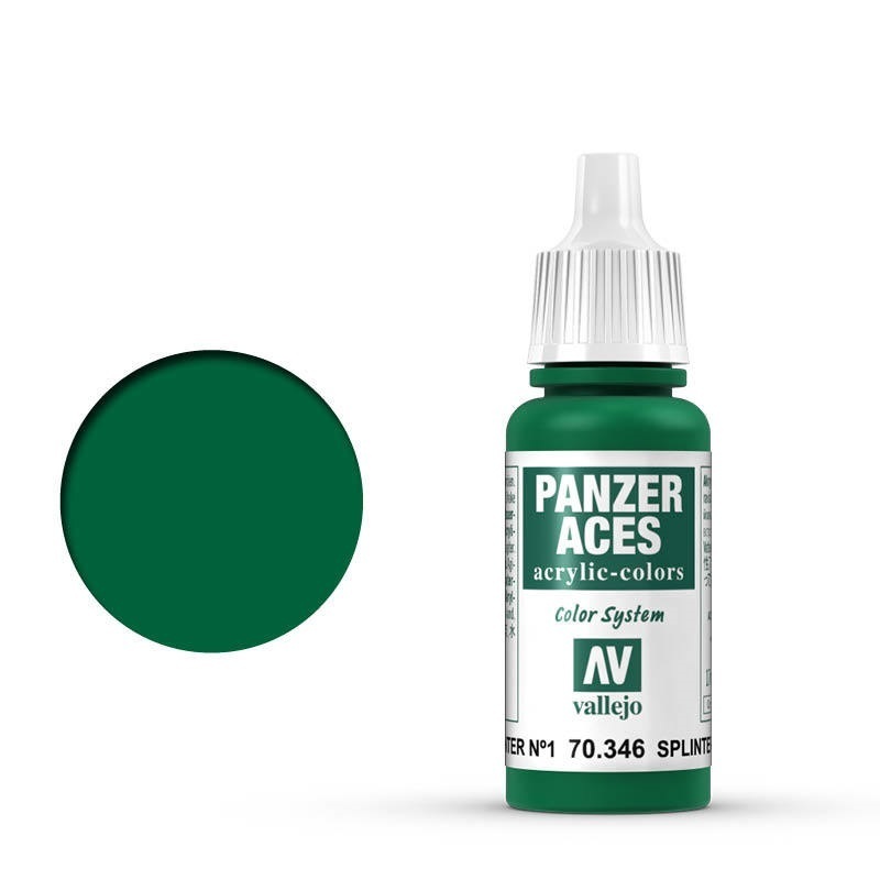 Vallejo Panzer Aces Splinter Blotches I 17 ml Acrylic Paint [703