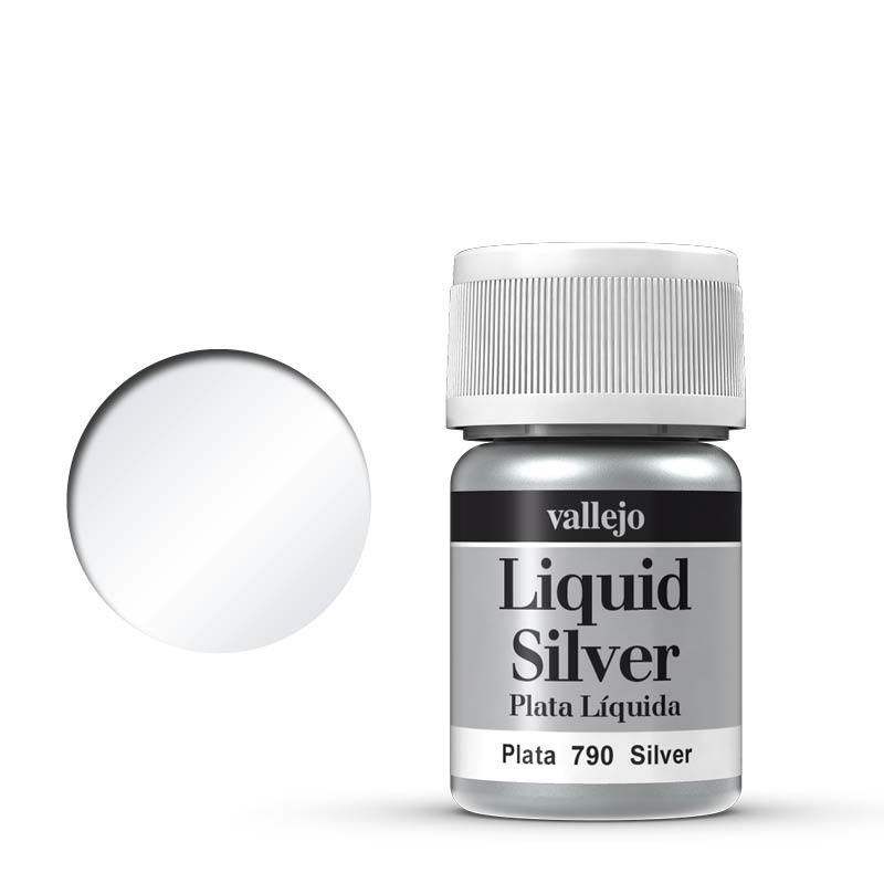 Vallejo Model Colour Metallic Silver (Alcohol Base) 35 ml Acryli