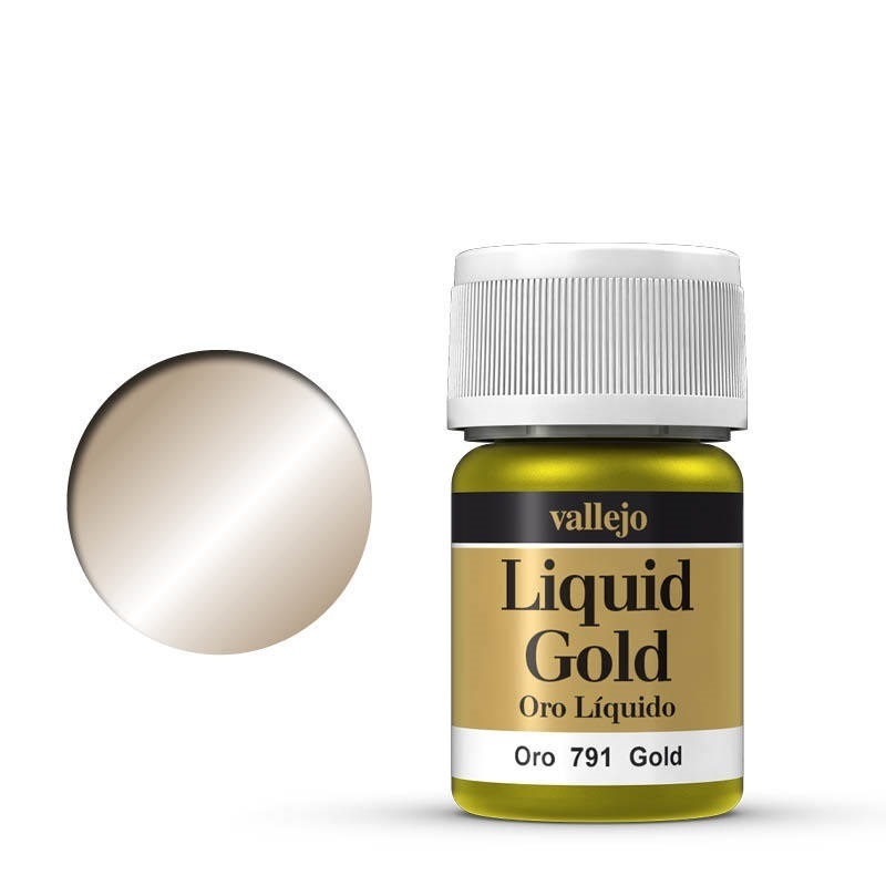 Vallejo Model Colour Metallic Gold (Alcohol Base) 35 ml Acrylic