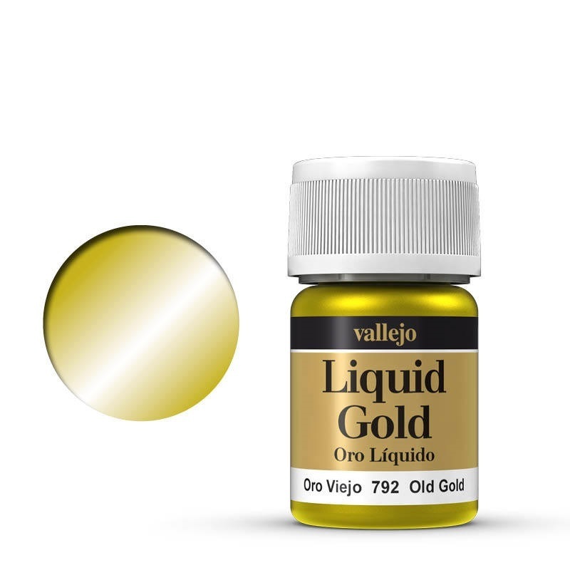 Vallejo Model Colour Metallic Old Gold (Alcohol Base) 35 ml Acry