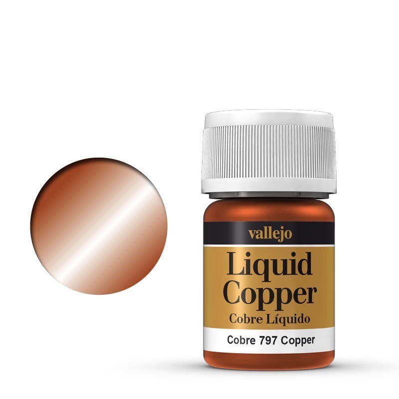 Vallejo Model Colour Metallic Copper (Alcohol Base) 35 ml Acryli