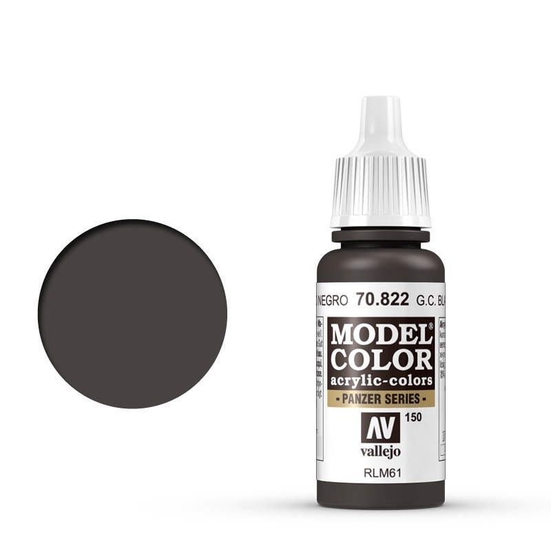 Vallejo Model Colour #150 German Cam Black Brown 17 ml Acrylic P