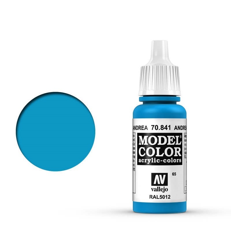 Vallejo Model Colour #065 Andrea Blue 17 ml Acrylic Paint [70841