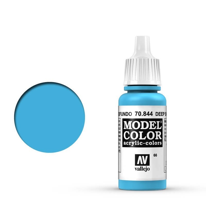 Vallejo Model Colour #066 Deep Sky Blue 17 ml Acrylic Paint [708