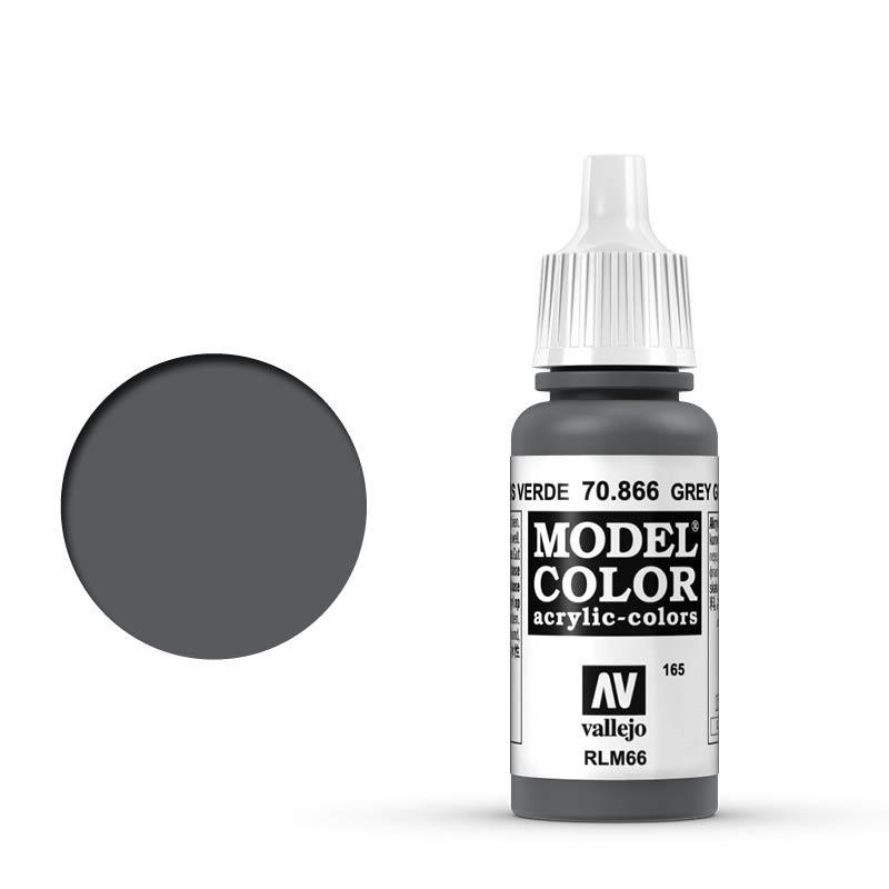 Vallejo Model Colour #165 Grey Green 17 ml Acrylic Paint [70866]