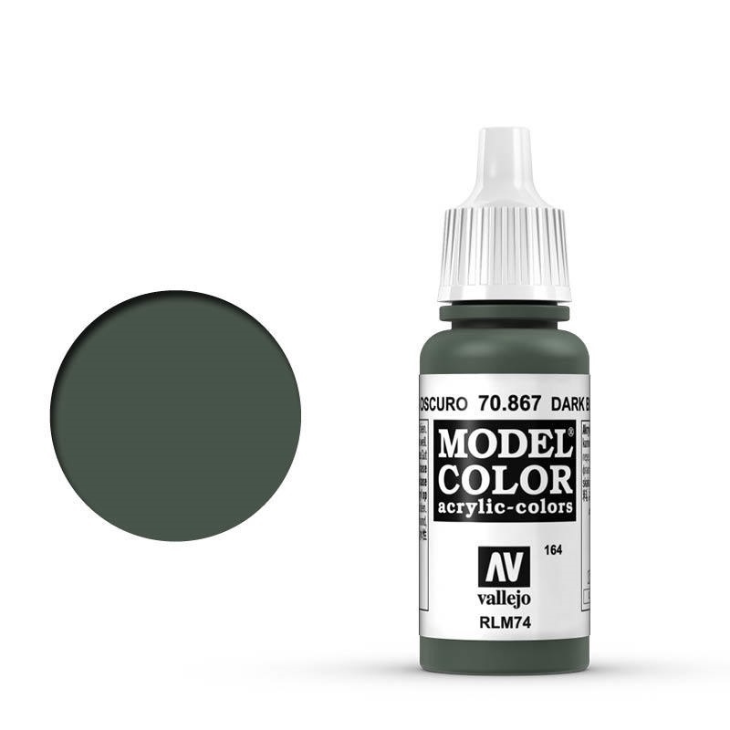 Vallejo Model Colour #164 Dark Bluegrey 17 ml Acrylic Paint [708