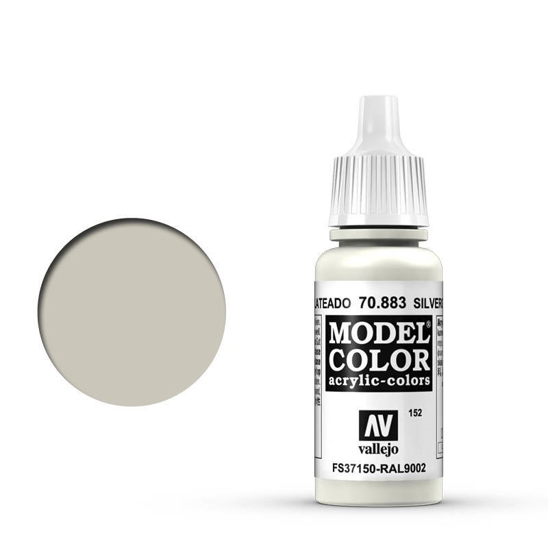 Vallejo Model Colour #152 Silvergrey 17 ml Acrylic Paint [70883]