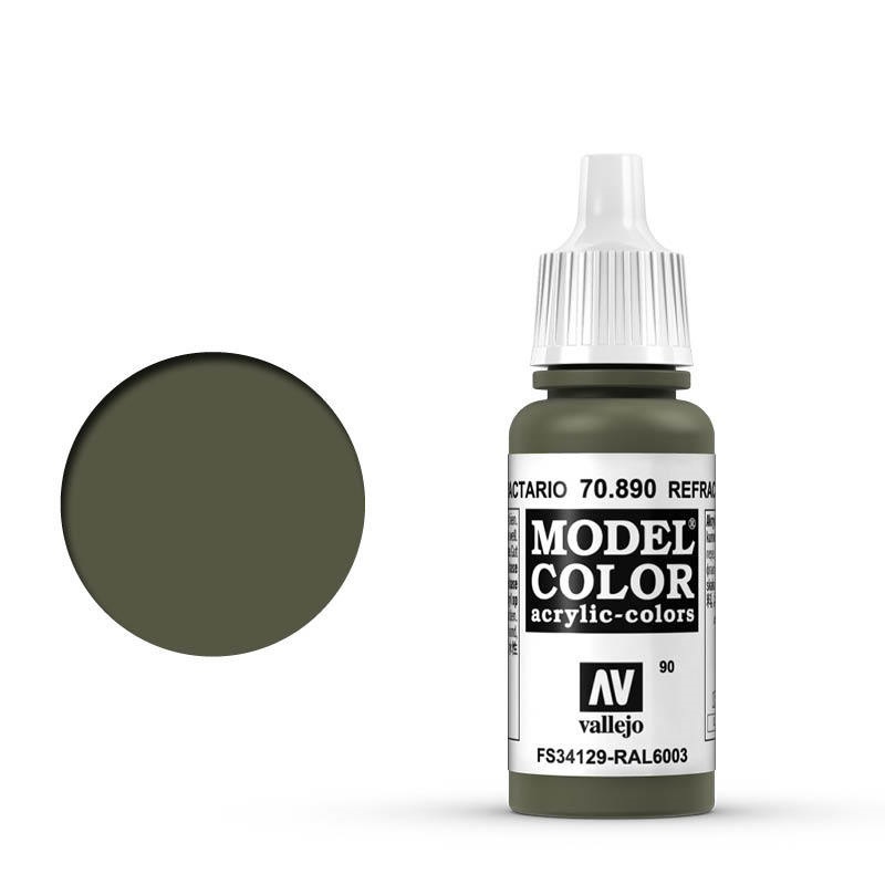 Vallejo Model Colour #090 Retractive Green 17 ml Acrylic Paint [