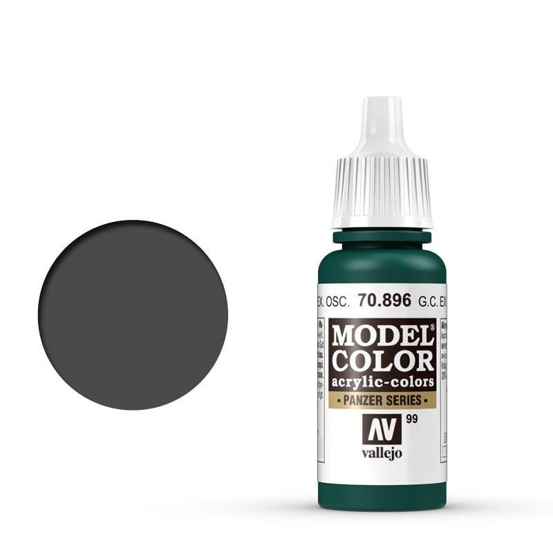 Vallejo Model Colour #099 Ger Cam Extra Dark Green 17 ml Acrylic