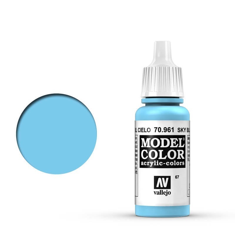 Vallejo Model Colour #067 Sky Blue 17 ml Acrylic Paint [70961]