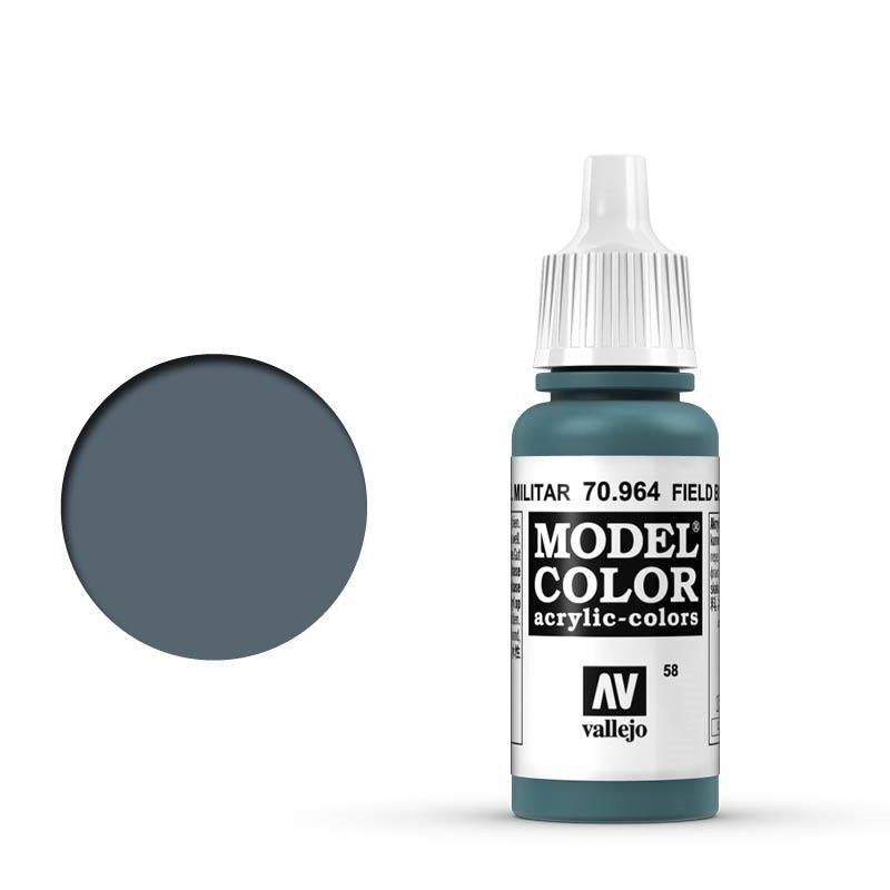 Vallejo Model Colour #058 Field Blue 17 ml Acrylic Paint [70964]