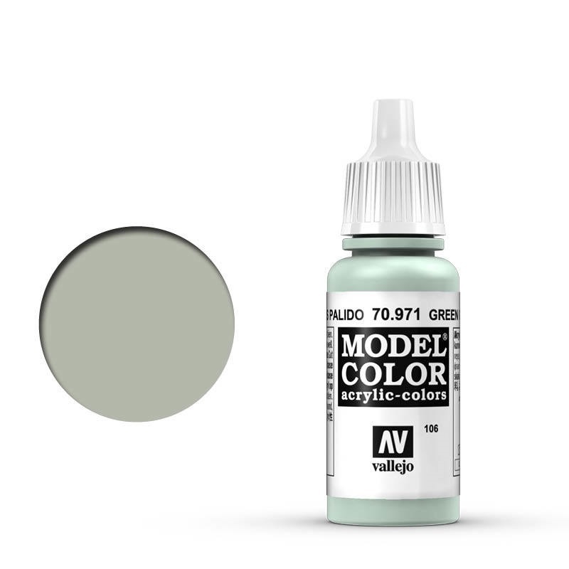 Vallejo Model Colour #106 Green Grey 17 ml Acrylic Paint [70971]