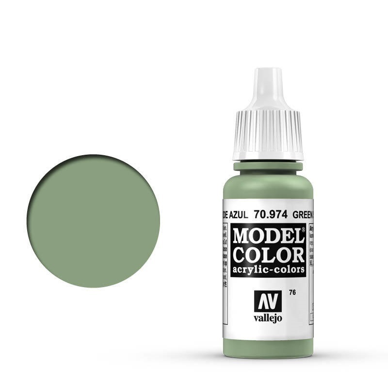 Vallejo Model Colour #076 Green Sky 17 ml Acrylic Paint [70974]