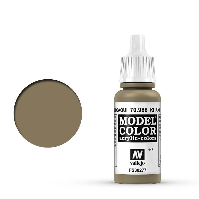 Vallejo Model Colour #115 Khaki 17 ml Acrylic Paint [70988]