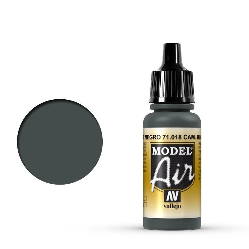 Vallejo Model Air CamBlack Green 17 ml Acrylic Airbrush Paint [7