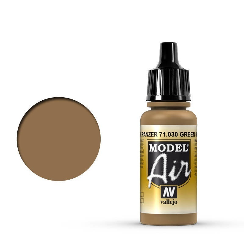 Vallejo Model Air Green Brown 17 ml Acrylic Airbrush Paint [7103