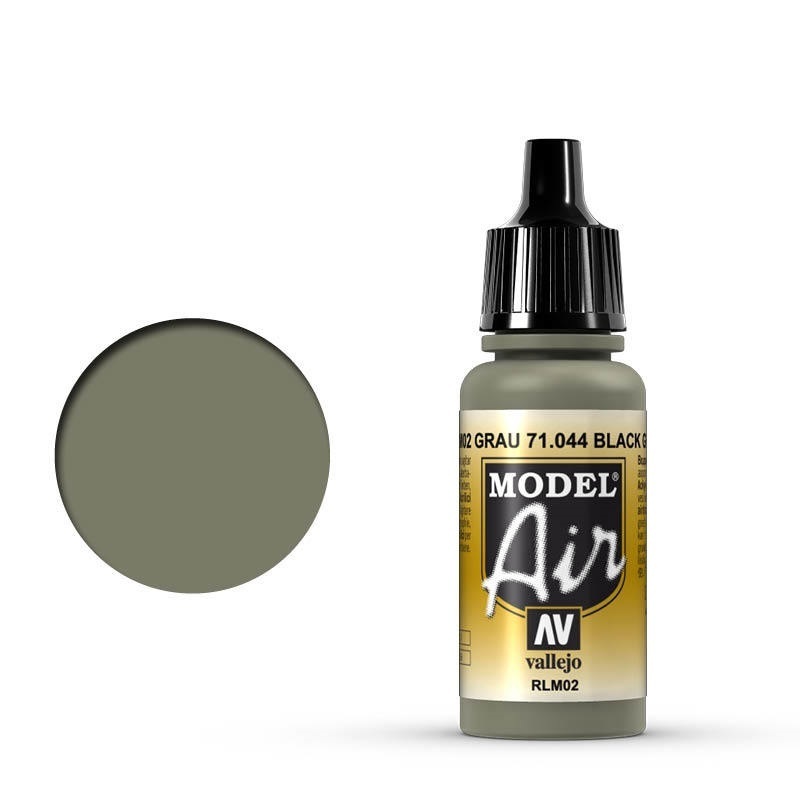 Vallejo Model Air Gray RLM02 17 ml Acrylic Airbrush Paint [71044