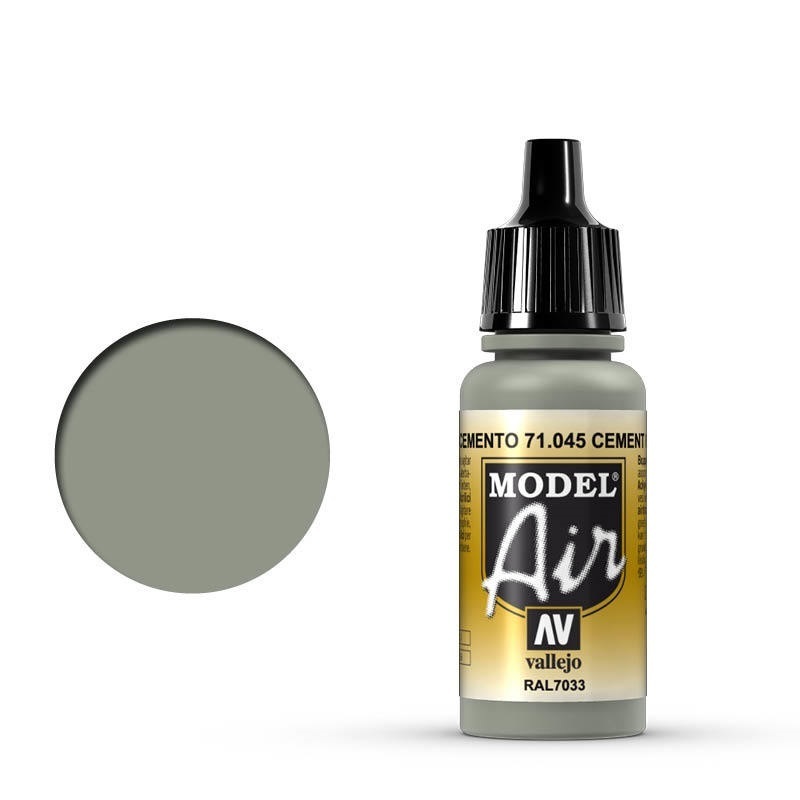 Vallejo Model Air Cement Gray 17 ml Acrylic Airbrush Paint [7104