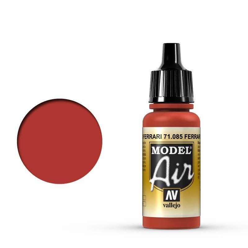 Vallejo Model Air Ferrari Red 17 ml Acrylic Airbrush Paint [7108