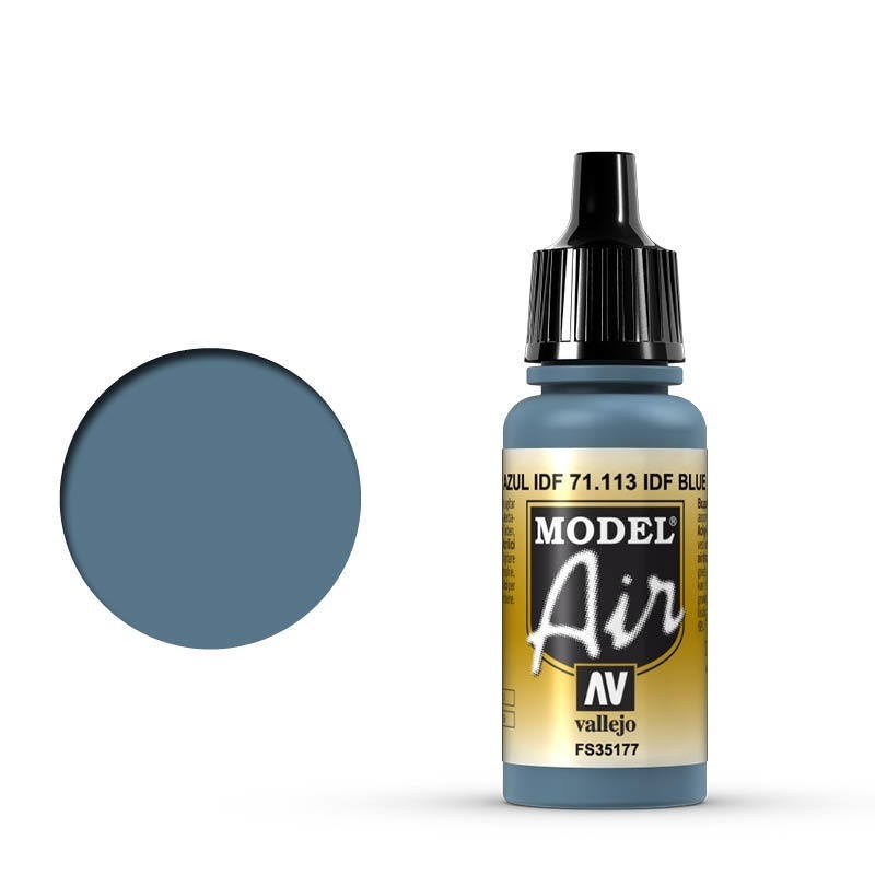 Vallejo Model Air IDF Blue 17 ml Acrylic Airbrush Paint [71113]