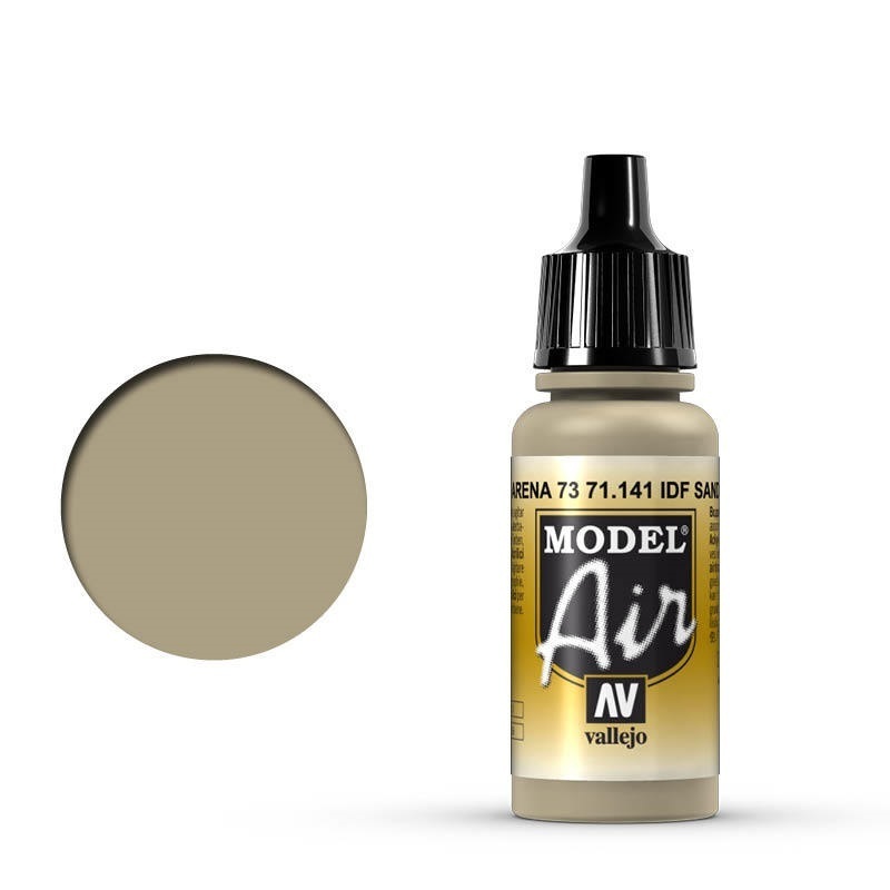 Vallejo Model Air IDF Sand Gray 73 17 ml Acrylic Airbrush Paint