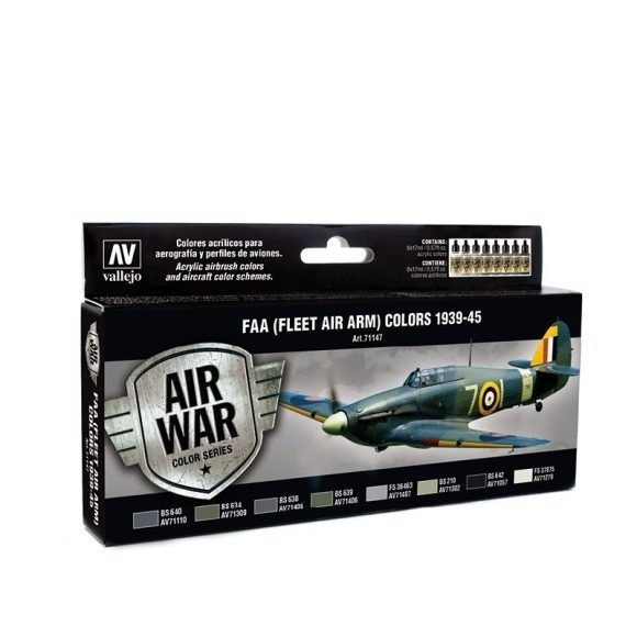 Vallejo Model Air RAF & FAA Fleet Air Arm 1939-45 8 Colour Acryl