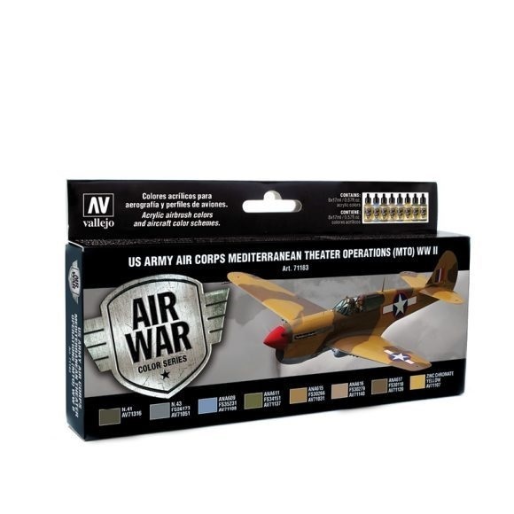 Vallejo Model Air US Army Air Corps Mediterranean Theater Op (MT